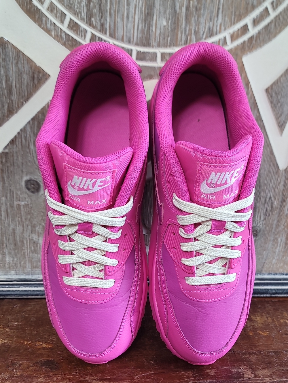 🔥 Nike Air Max 90 🔥 'Laser Fuchsia' Wmns 7.5. Like New, Fast Shipping - Picture 8 of 13